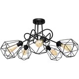  Plafonski luster KARO 5xE27/15W/230V crne boje | Eponuda.com
