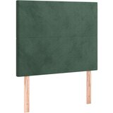  Okvir za krevet s uzglavljem tamnozeleni 100x200 cm baršunasti | shoptok.hr