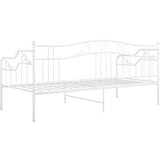  Posteljni okvir bel kovinski 90x200 cm, (20647676) | Shoptok.si