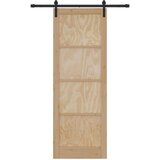  Klizna vrata Prirodna 83 x 232 cm Masivna borovina | shoptok.hr