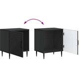  Nočna omarica Črna 43 x 34,5 x 50 cm Inženirski les, (5000209917) | Shoptok.si