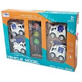 Set 4 metalna vozila policija sa semaforom ( 1040532 )