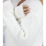 Pri Fluffy sweater knit dress neckline FUZZYVIBE | shoptok.hr