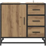  Kupaonski ormar s ladicama Umjetnički hrast 65 x 33 x 60 cm | shoptok.hr