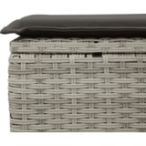  7-dijelni set vrtnih sofa svjetlosivi od poliratana Siva | Shoptok.si