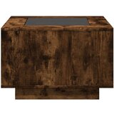 vidaXL Stolić za kavu LED boja hrasta 60x60x40 cm konstruirano drvo | shoptok.hr