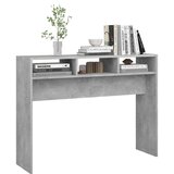  Konzolna mizica betonsko siva 105x30x80 cm iverna plošča, (20712774) | Shoptok.si