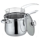 Shumee LONEC S KOŠARO ZA CVRTJE KiNGHOFF 3,6L 18cm KH-4581, (21237470) Cene