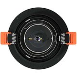 vidaXL ugradni reflektori 24 kom okrugli GU10 crni Ø91 mm | shoptok.hr