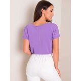 BASIC Feel Good T-shirt-RV-TS-4832.18P-light purple | Shoptok.si