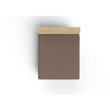 Mijolnir Smeđa pamučna plahta s gumom 140x200 cm – | shoptok.hr