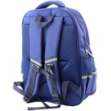 Školski ruksak s našivenim remenom za prsa, tamnoplavi, 20L | shoptok.hr