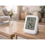 Digitalni osvijetljeni LCD termometar higrometar 8cm bijeli | shoptok.hr