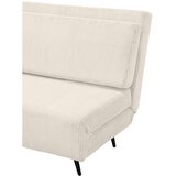 Støraa Kremno bela raztegljiva sedežna garnitura iz rebrastega žameta 140 cm Mallory – | Shoptok.si