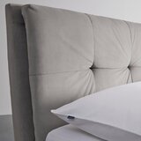 Bessagi Home Oblazinjena Postelja Camilla, Svetlo Siva, Žamet, 180x200 | Shoptok.si