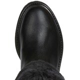 Geox Kožne čizme D IRIDEA M za žene, boja: crna, ravni potplat, s polutoplom podstavom, D04HRM 02246 C9999 | shoptok.hr