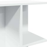 vidaXL Nočna mizica bela 46,5x29x61 cm inženirski les | Shoptok.si