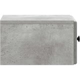  Noćni ormarić za montažu na zid Betonska siva 34,5 x 33 x 20 cm | shoptok.hr
