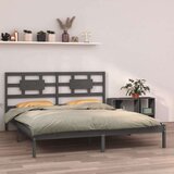  Za krevet od masivne borovine sivi 200 x 200 cm Cijene