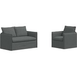  Set sofe 2 pcs Tamnosiva 136 x 82 x 85 cm Tkanina | Eponuda.com
