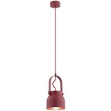  Argon 8292 - Luster na sajli LOGAN 1xE27/15W/230V prečnik 14 cm crvena | Eponuda.com