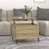  Stolić za kavu boja hrasta 60 x 44 5 x 45 cm konstruirano drvo | shoptok.hr