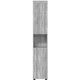 vidaXL Kupaonski ormar s pohranom Sivi hrast sonoma 37 x 31.5 x 203 cm | shoptok.hr