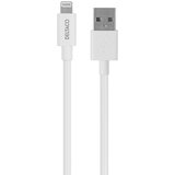 Deltaco Lightning kabel, 1m, Apple C189 čipset, MFi, FSC-označeno pakiranje, bela | Shoptok.si