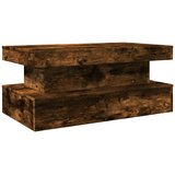  Stolić za kavu s LED svjetlima boja hrasta 90 x 50 x 40 cm | Eponuda.com