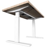 Uvi Desk beli okvir z namizno ploščo (sonoma) | Shoptok.si
