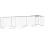  Kavez za kokoši s krovom antracit 403x98x90 cm pocinčani čelik | shoptok.hr