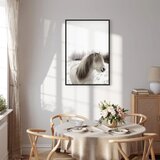  Slika - Horse Mane (1 Part) Vertical 40x60 U crnom drvenom okviru | shoptok.hr