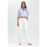 Defacto Wide Leg With Pockets Cotton Trousers cene