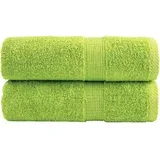 ručnici za goste SOLUND 2 kom. zelene boje jabuke 30x50 cm 600 g/m²