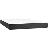  Box spring s madracem LED crni 140 x 190 cm umjetna koža | shoptok.hr