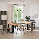  Noge za blagovaonski stol T-oblika 2 kom Crne 80x35x(72-73) cm Čelik | shoptok.hr