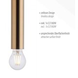 LEUCHTEN DIREKT 15617-60 - Luster na sajli BRUNA 1xE27/60W/230V mesing | Eponuda.com
