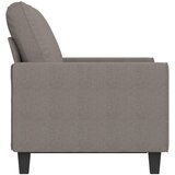  Dvosjed od tkanine smeđesivi 120 cm | shoptok.hr
