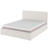 MESONICA Bež tapecirani bračni krevet s prostorom za odlaganje s podnicom 140x200 cm Bufo – | shoptok.hr