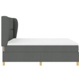 Box Spring Krevet s Madracem - Tamno Sivi 180x200 cm Tkanina | shoptok.hr