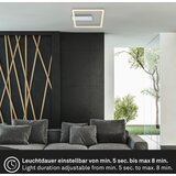 BRILONER LED plafonsko svetlo sa senzorom FRAME LED/14W/230V 3000K 30x32 cm mat hrom | Eponuda.com