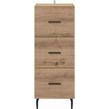 vidaXL Kreveta hrast artisan 34 x 34.5 x 90 cm Konstruirano drvo | shoptok.hr