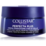 Collistar Perfecta Plus Face and Neck Perfection Cream remodelirajuća krema za lice i vrat 50 ml | shoptok.hr