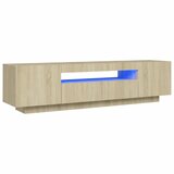 Maison Chic TV omarica - TV stojalo - Televizijska omarica z LED lučkami sonoma hrast 160x35x40 cm, (21700008) Cene