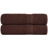 vidaXL Kopalne brisače 2 kos rjava 100x150 cm 360 g/m² 100% bombaž Cene