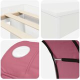  Okvir za krevet s tunelom 3 pcs Bijela i ružičasta - Bijela i ružičasta | shoptok.hr