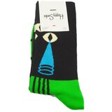 Happy Socks Dokolenke EYE SEE YOU Črna Cene