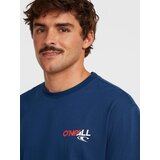 O'neill Majica 'Essentials' temno modra / siva / svetlo rdeča / bela | Shoptok.si