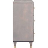 vidaXL Ormarić / Komoda Siva i zlatna 60 x 33.5 x 75 cm | shoptok.hr