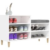 Ormarić za cipele bijeli 102 x 36 x 60 cm od konstruiranog drva | shoptok.hr